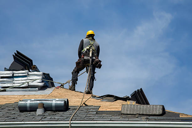 Professional Roofing technician working in Padroni, CO